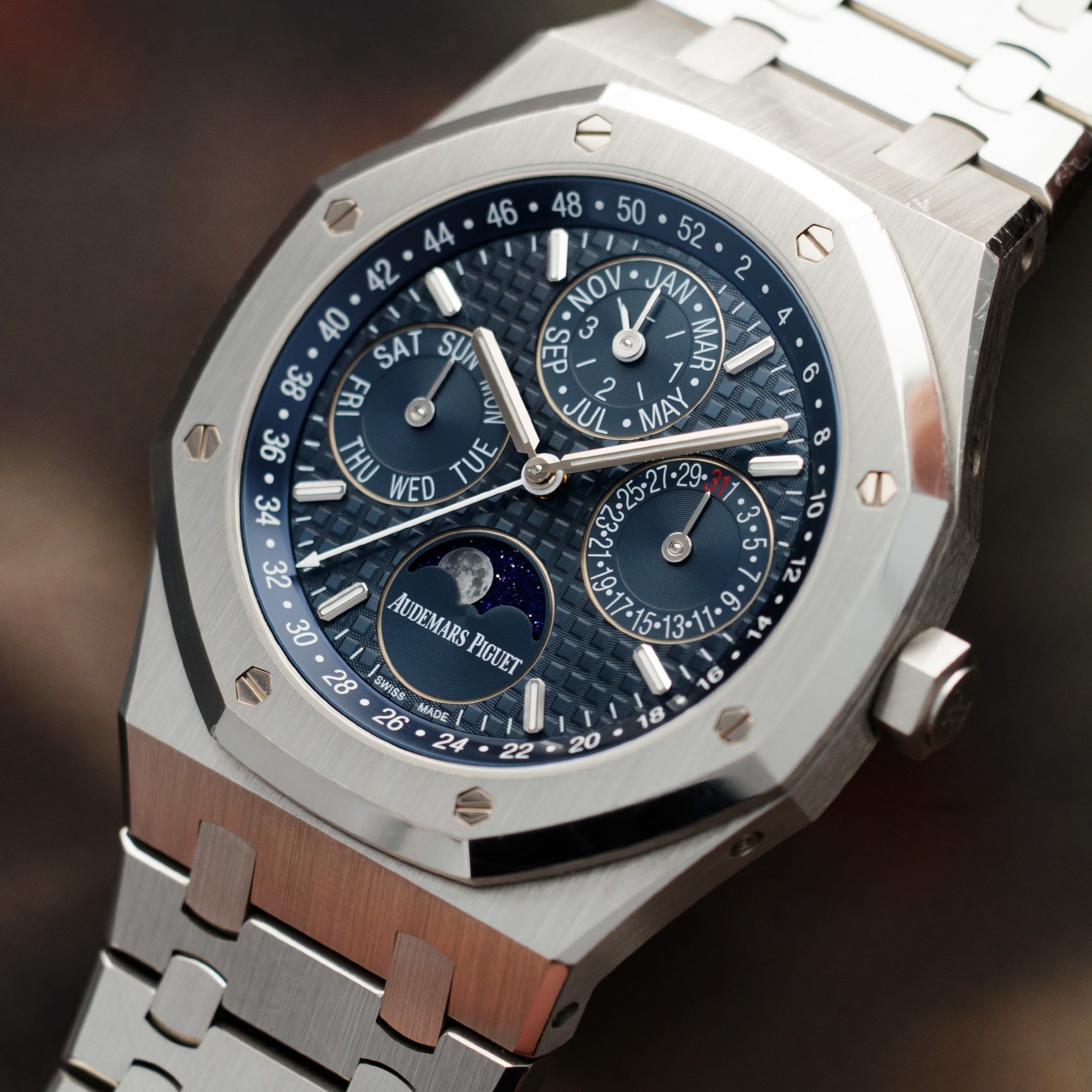 Audemars Piguet - Audemars Piguet Steel Royal Oak Quantieme Perpetual Ref. 26574 - The Keystone Watches