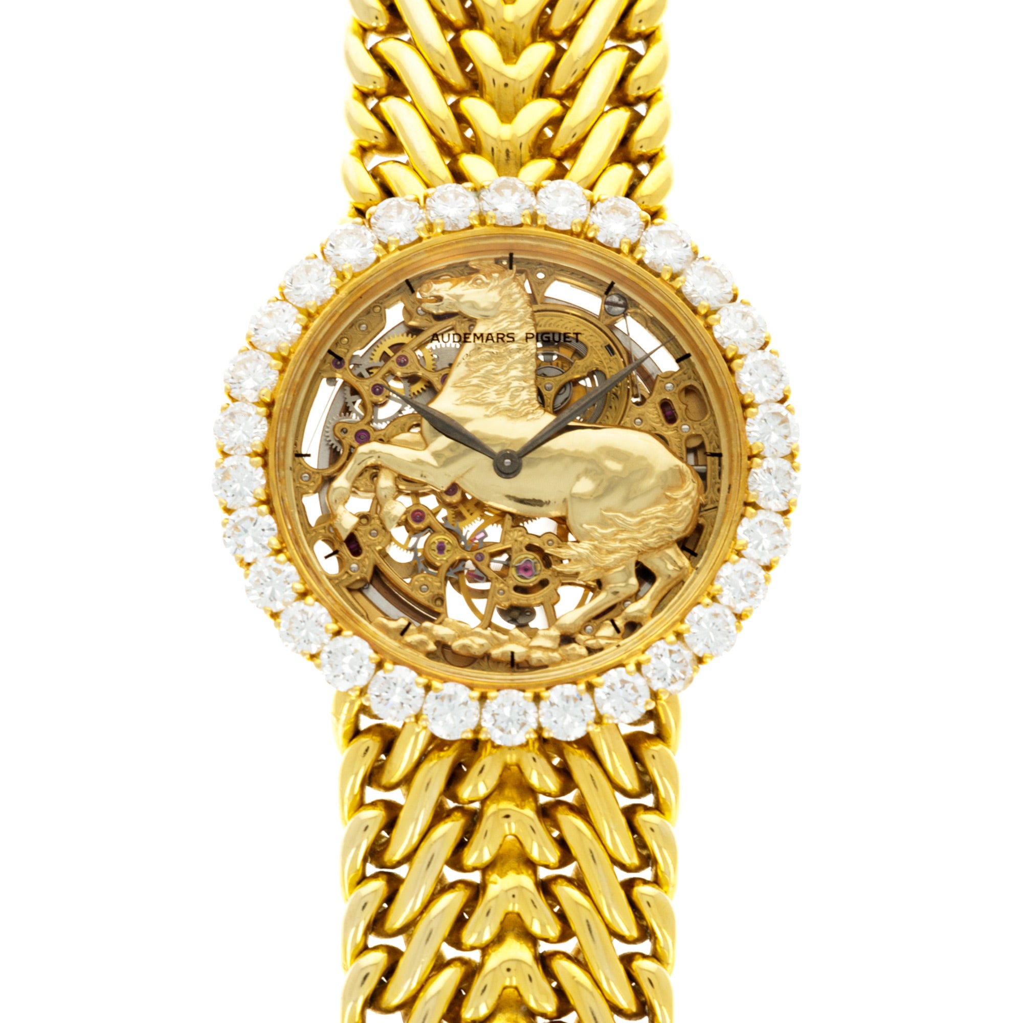 Audemars Piguet - Audemars Piguet Yellow Gold Equine Skeleton Watch - The Keystone Watches