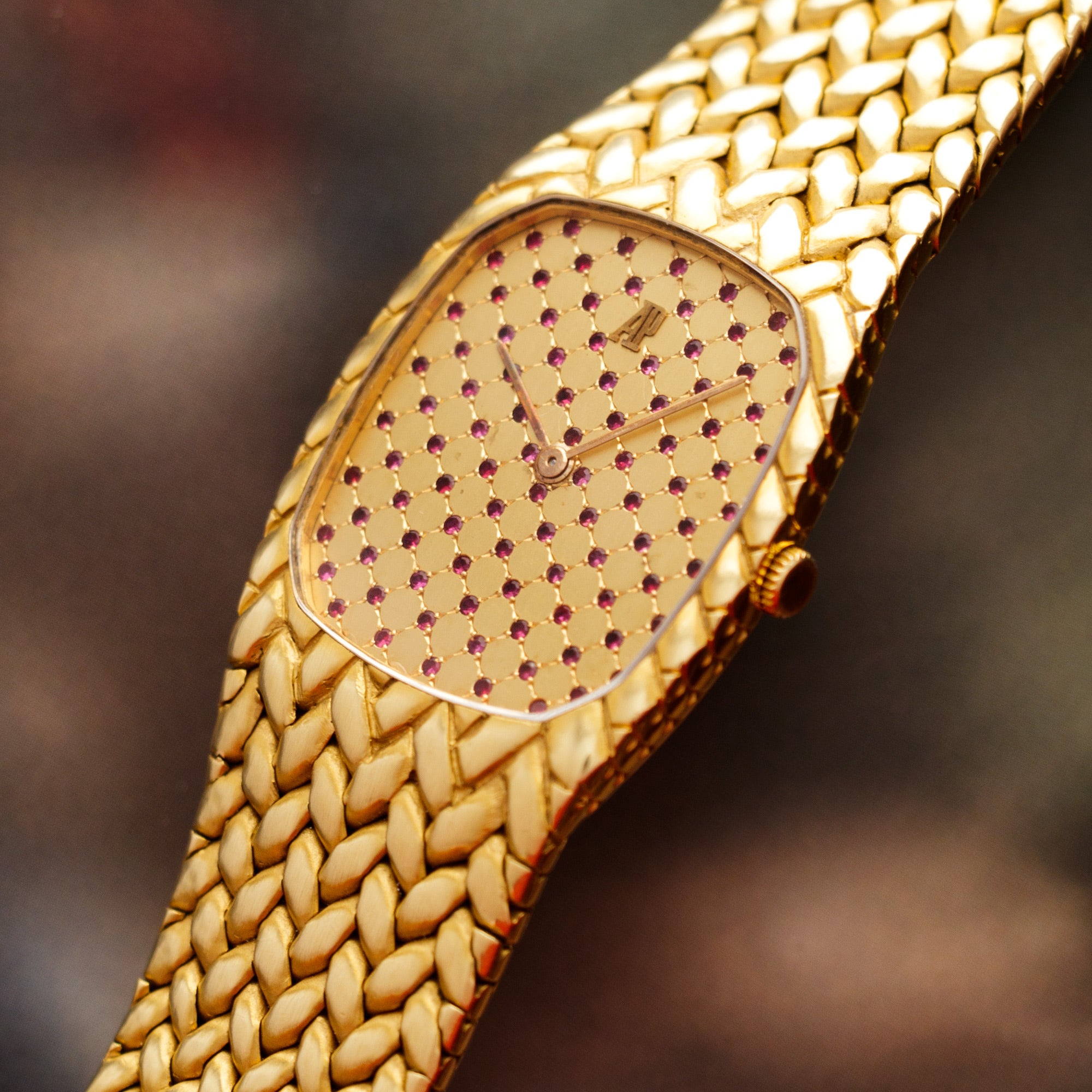 Audemars Piguet - Audemars Piguet Yellow Gold Cobra with Ruby Dial - The Keystone Watches