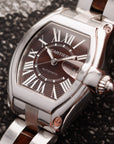 Cartier - Cartier White Gold Roadster Watch Ref. 3102 with Walnut Wood Dial - The Keystone Watches