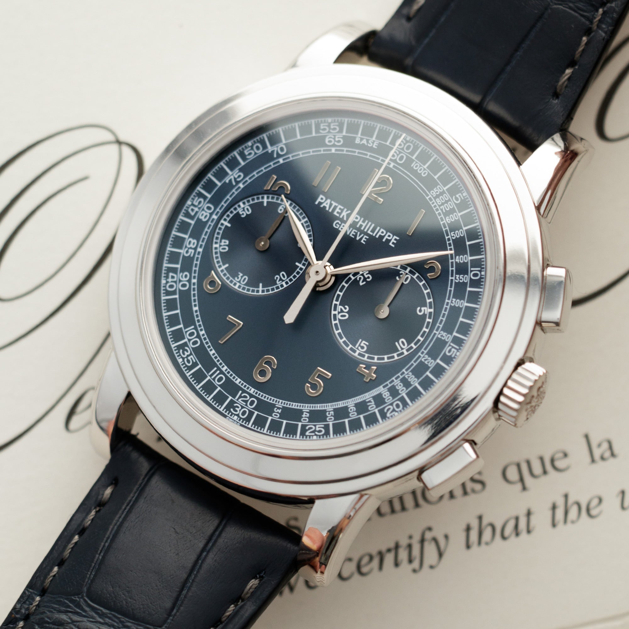 Patek Philippe - Patek Philippe Platinum Chronograph Watch Ref. 5070 - The Keystone Watches