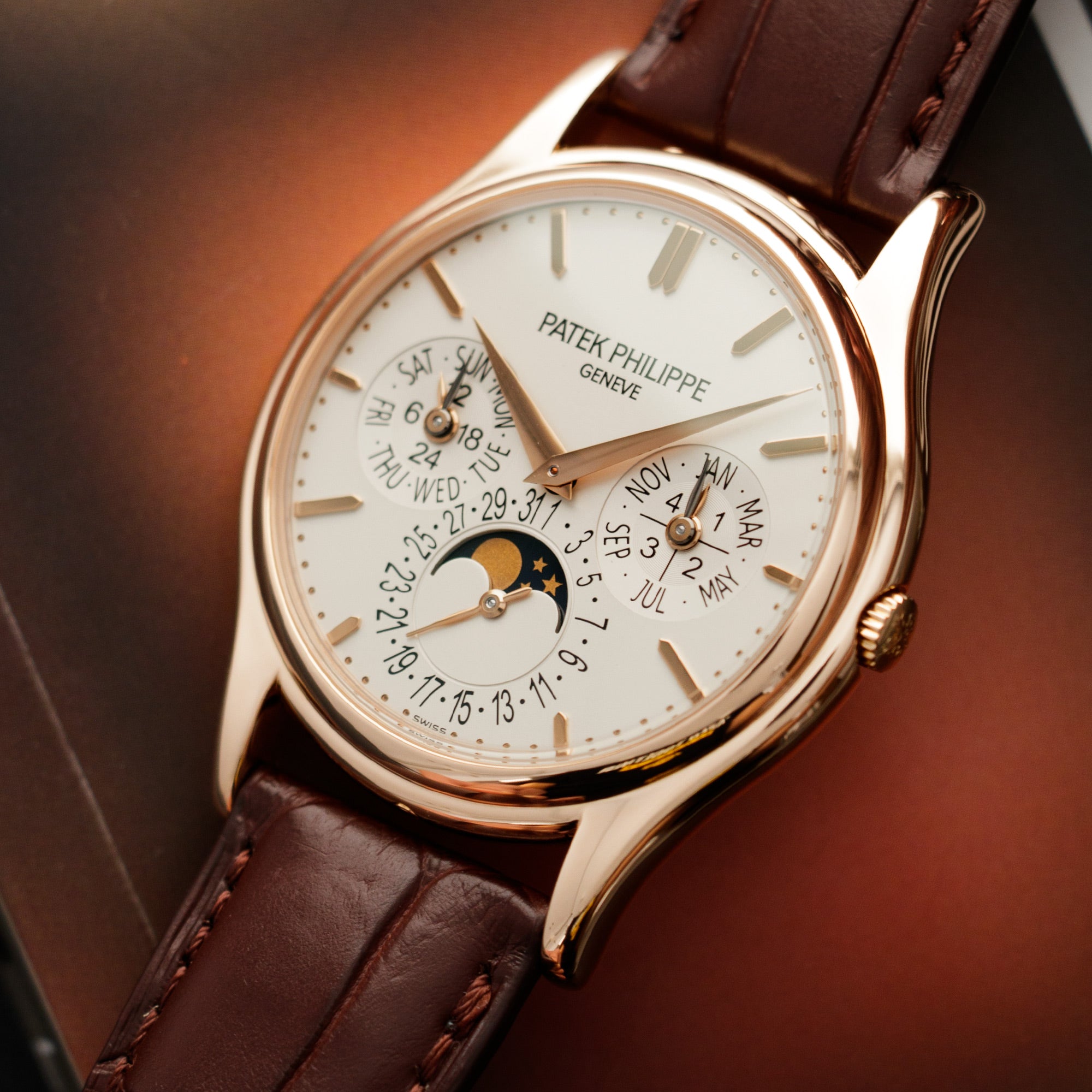 Patek Philippe - Patek Philippe Rose Gold Perpetual Calendar Watch Ref. 5140 - The Keystone Watches