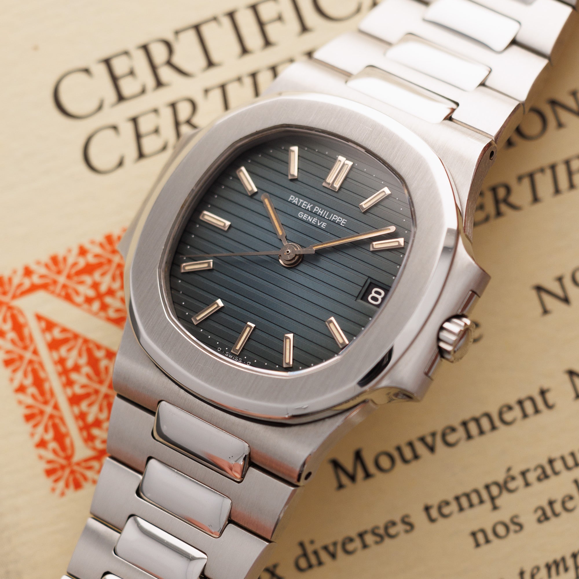 Patek Philippe - Patek Philippe Nautilus Watch Ref. 3800 with Box and Papers - The Keystone Watches