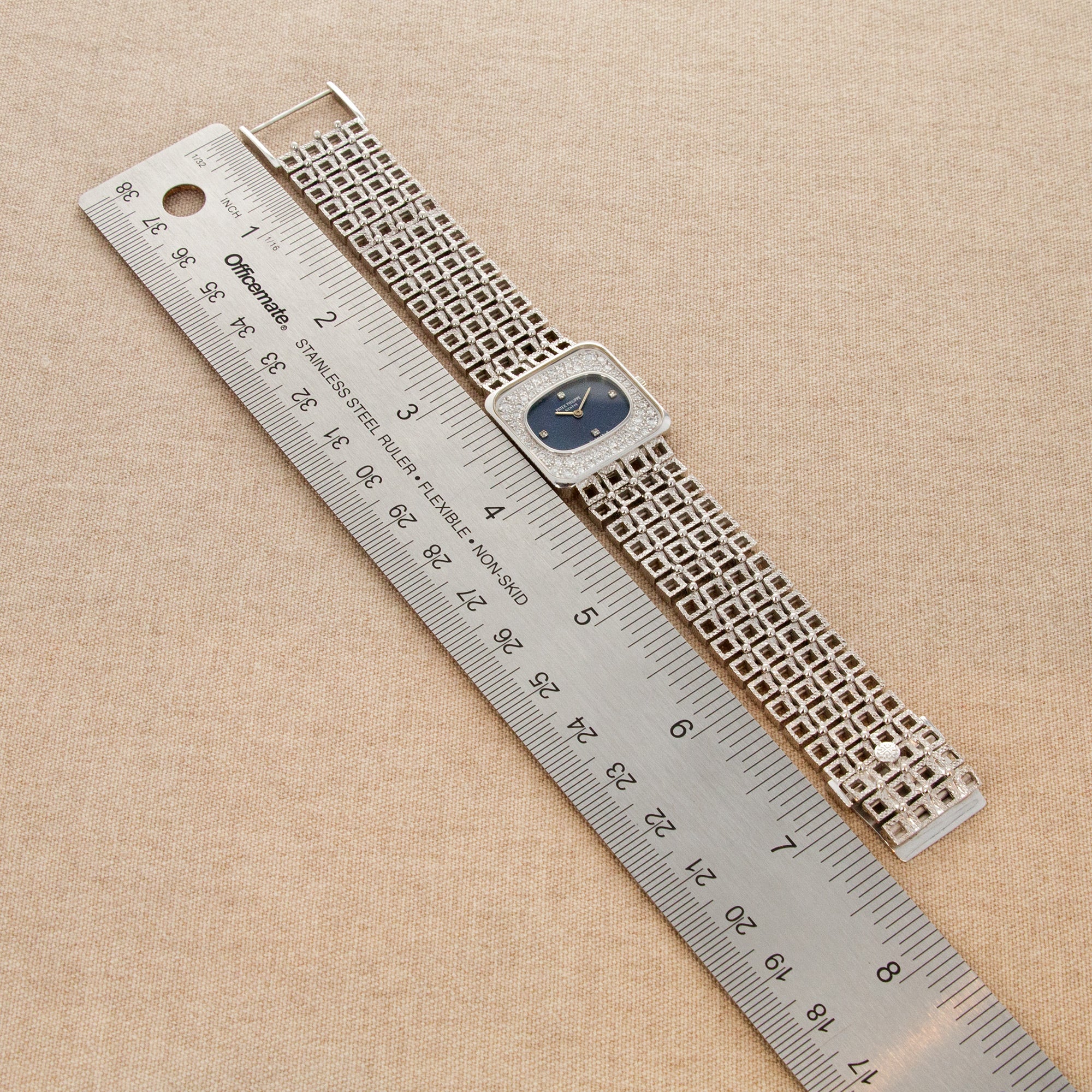 Patek Philippe - Patek Philippe White Gold Diamond Watch Ref. 4183 - The Keystone Watches