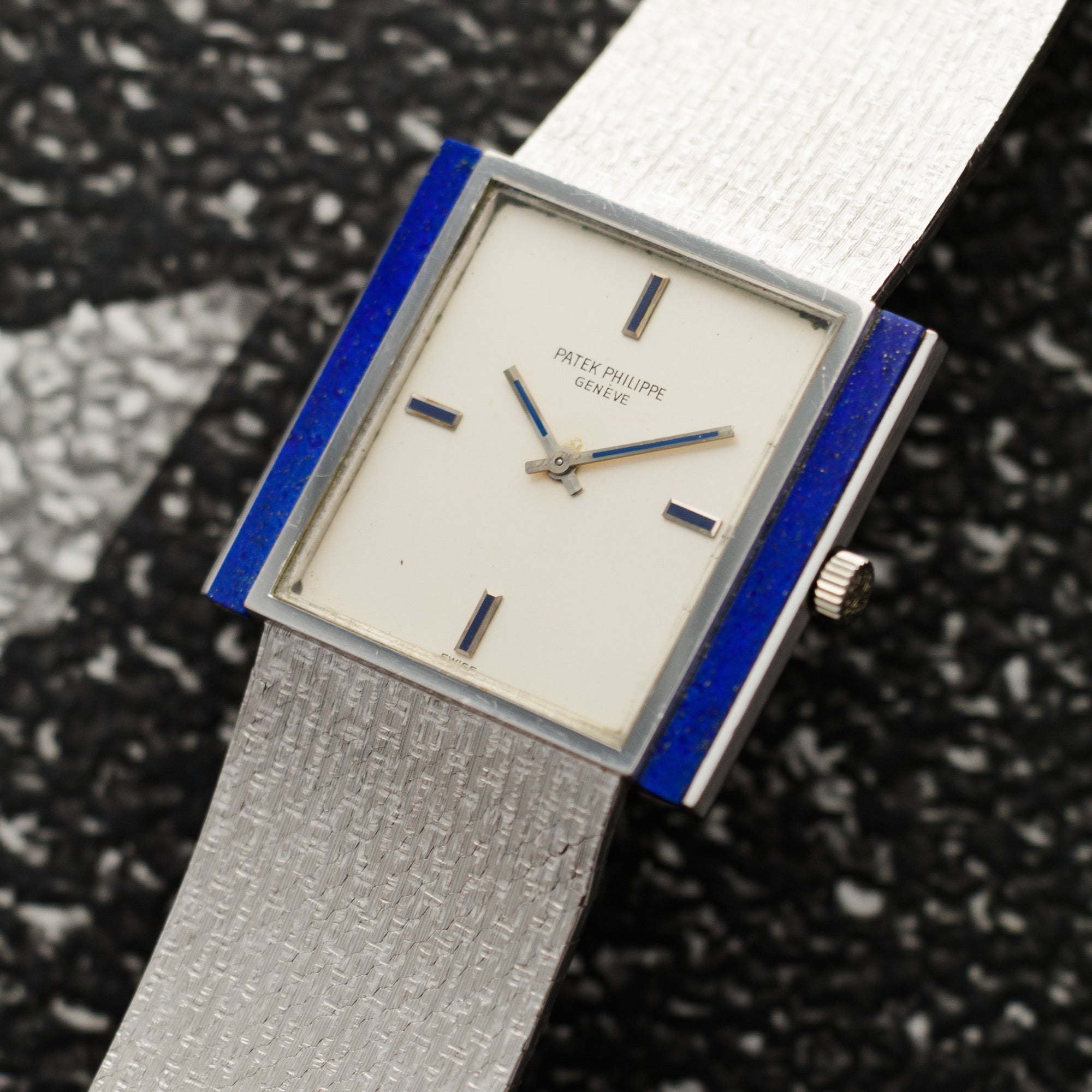 Patek Philippe - Patek Philippe White Gold Lapis Watch Ref. 3578 - The Keystone Watches