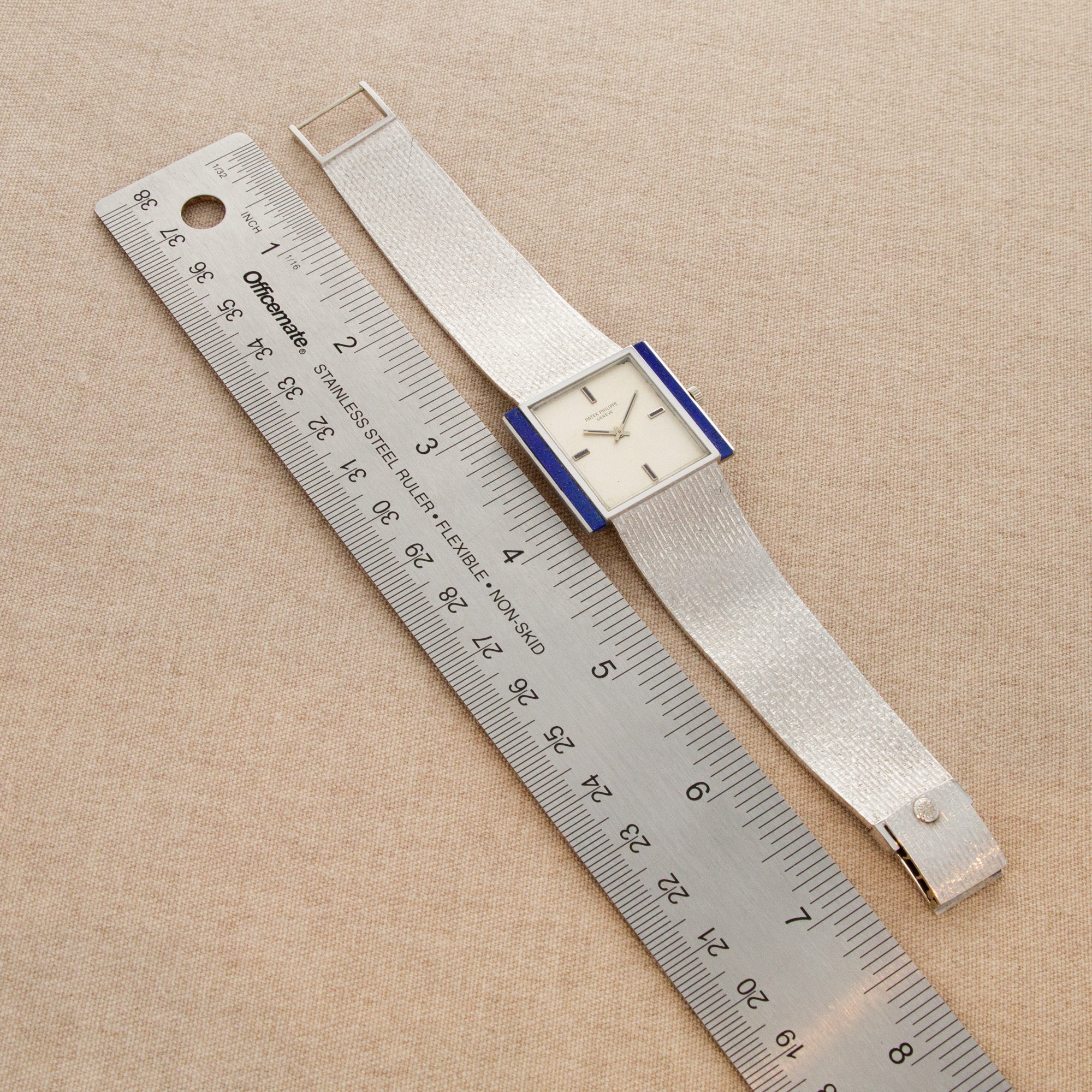Patek Philippe - Patek Philippe White Gold Lapis Watch Ref. 3578 - The Keystone Watches