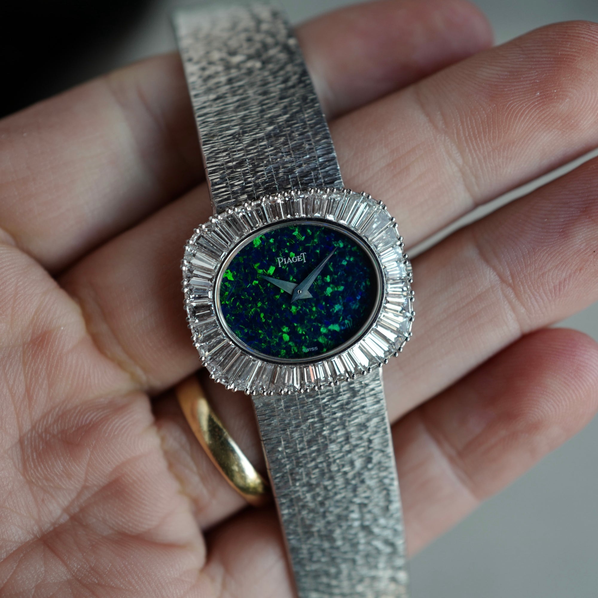Piaget - Piaget White Gold Opal Diamond Watch Ref. 9383A6 - The Keystone Watches