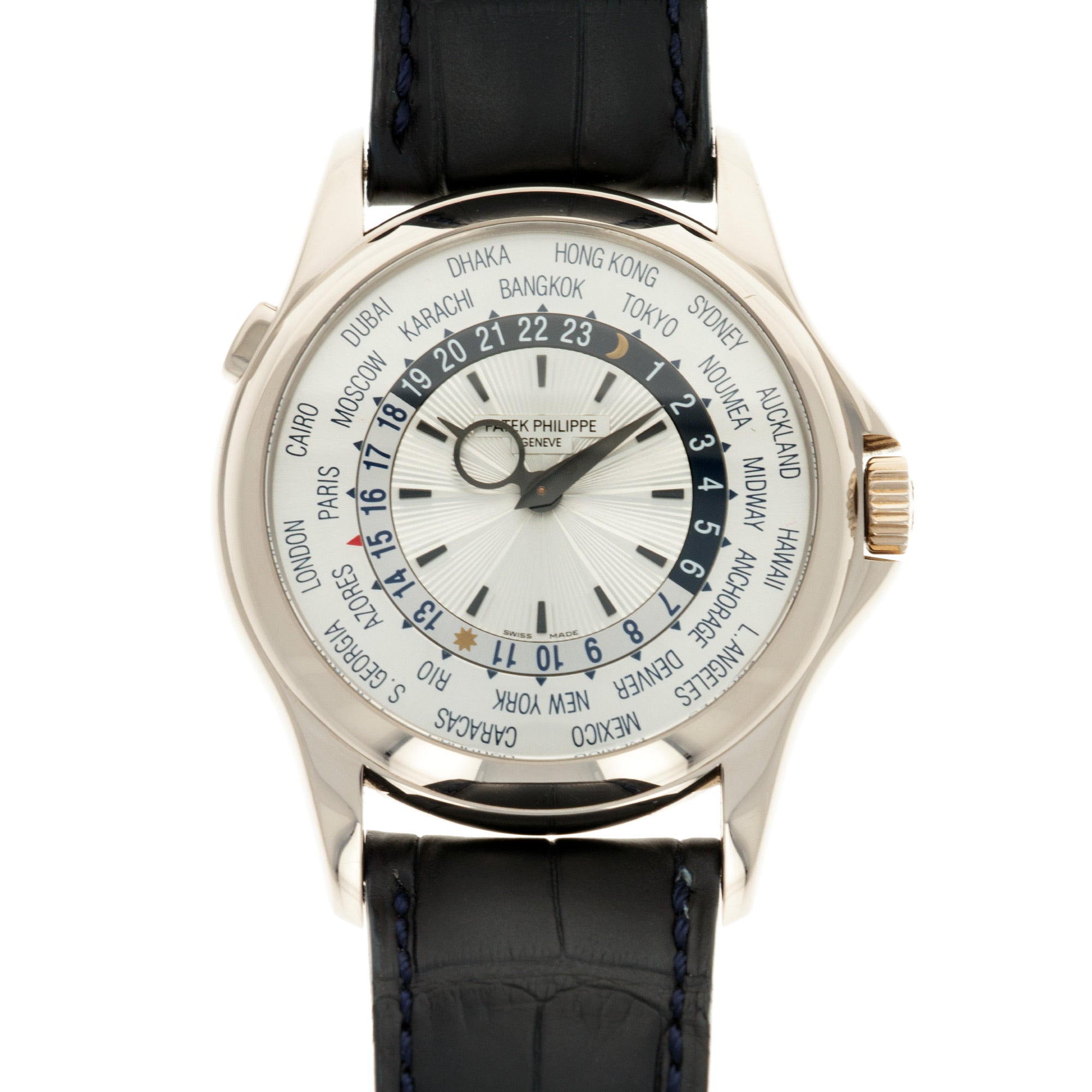 Patek Philippe - Patek Philippe White Gold World Time Watch Ref. 5130 - The Keystone Watches
