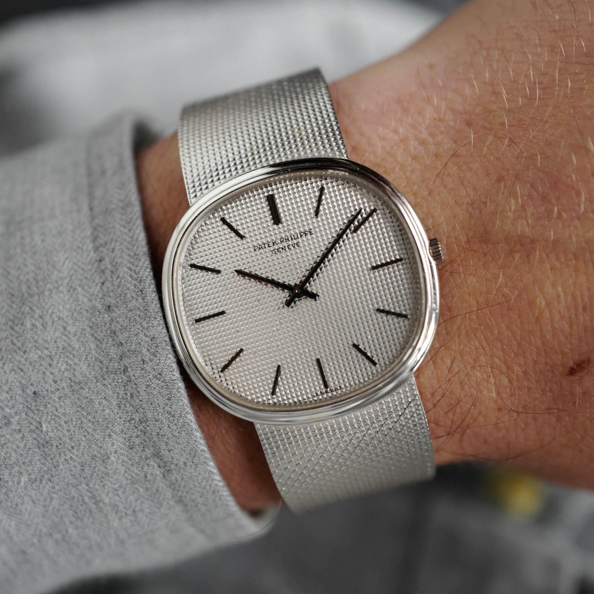 Patek Philippe - Patek Philippe White Gold Automatic Watch Ref. 3739 (NEW ARRIVAL) - The Keystone Watches