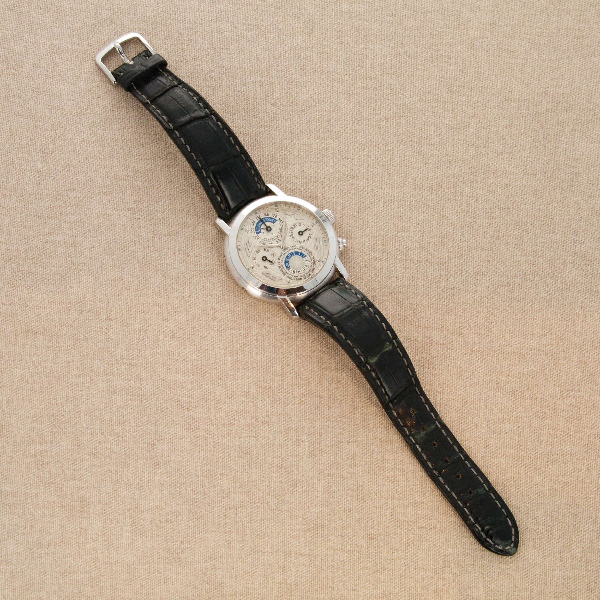 Audemars Piguet - Audemars Piguet White Gold Quantieme Perpetual Metropolis Anniversary Edition Ref. 25962 - The Keystone Watches