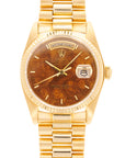 Rolex - Rolex Yellow Gold Day-Date Ref. 18038 with Wood Dial - The Keystone Watches