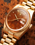 Rolex - Rolex Yellow Gold Day-Date Ref. 18038 with Wood Dial - The Keystone Watches