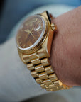 Rolex - Rolex Yellow Gold Day-Date Ref. 18038 with Wood Dial - The Keystone Watches