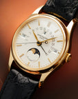 Patek Philippe - Patek Philippe Yellow Gold Perpetual Calendar Retrograde Watch Ref. 5050 - The Keystone Watches