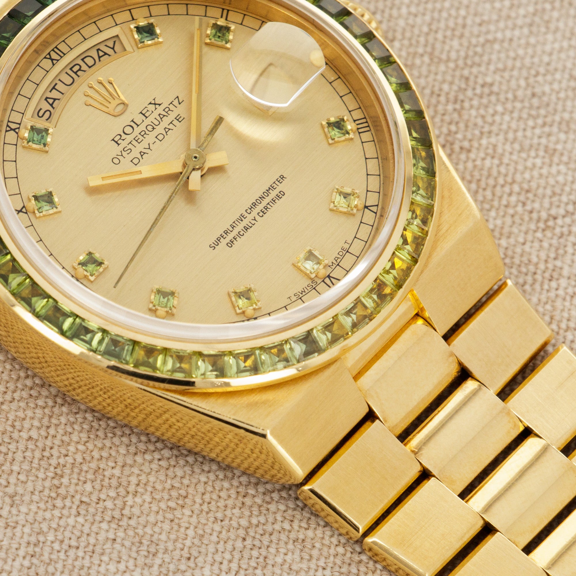 Rolex - Rolex Day-Date OysterQuartz Sapphire Watch Ref. 19158 - The Keystone Watches