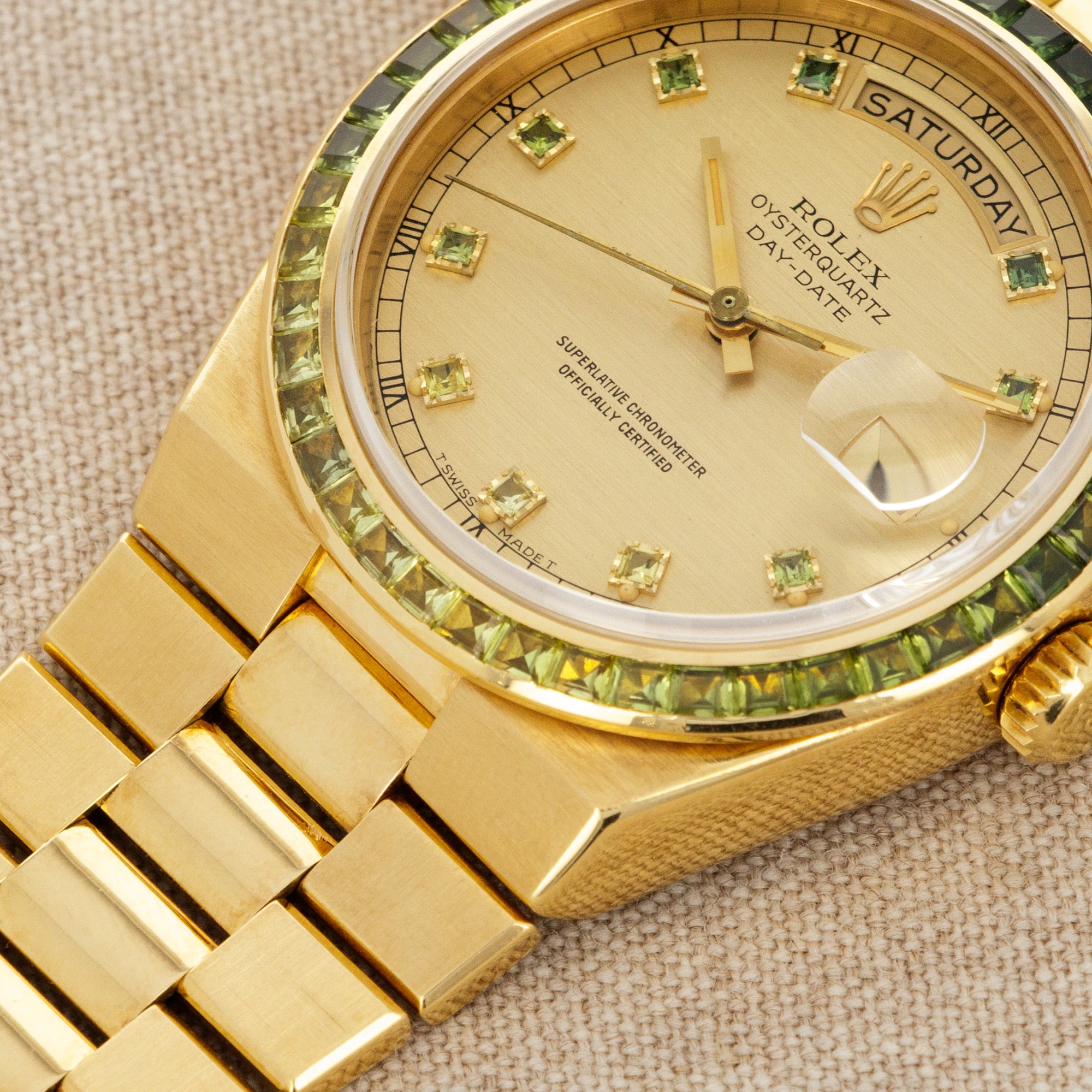 Rolex - Rolex Day-Date OysterQuartz Sapphire Watch Ref. 19158 - The Keystone Watches