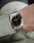 Rolex - Rolex Steel Explorer Ref. 6610 with Black Gilt Exclamation (NEW ARRIVAL) - The Keystone Watches