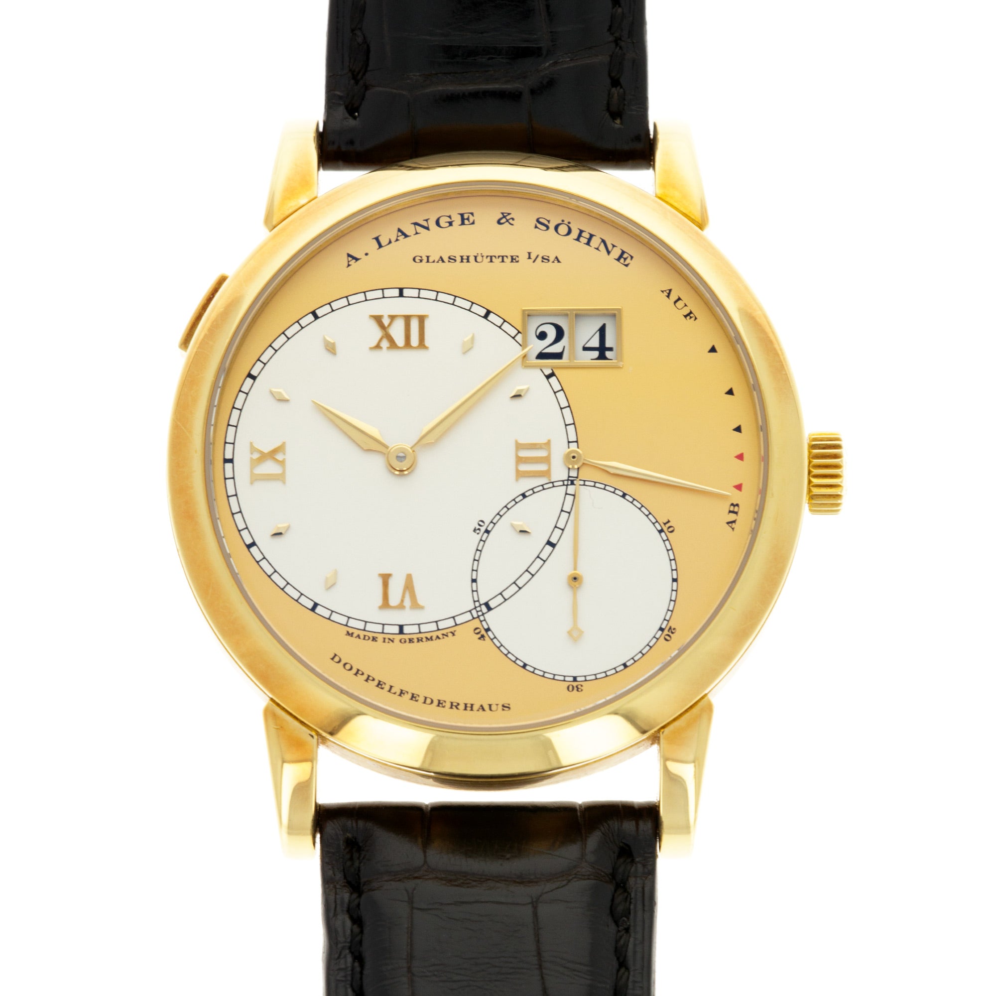 A. Lange &amp; Sohne - A. Lange &amp; Sohne Lange 1 Yellow Gold Watch Ref. 115.021 - The Keystone Watches