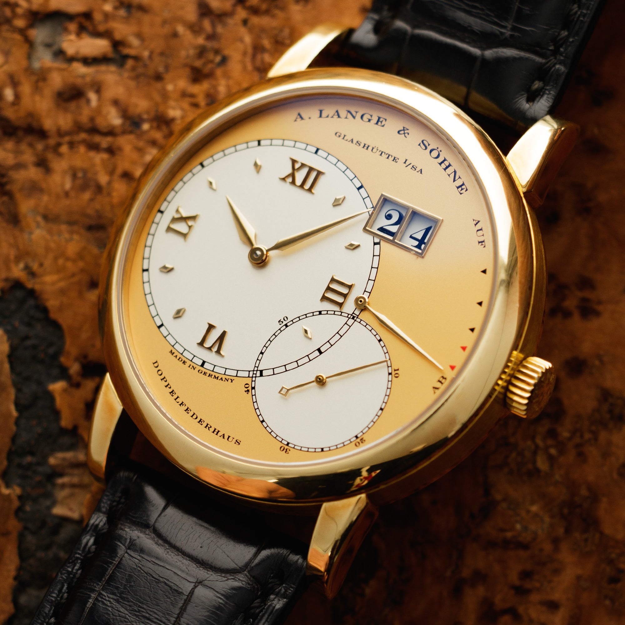 A. Lange &amp; Sohne - A. Lange &amp; Sohne Lange 1 Yellow Gold Watch Ref. 115.021 - The Keystone Watches