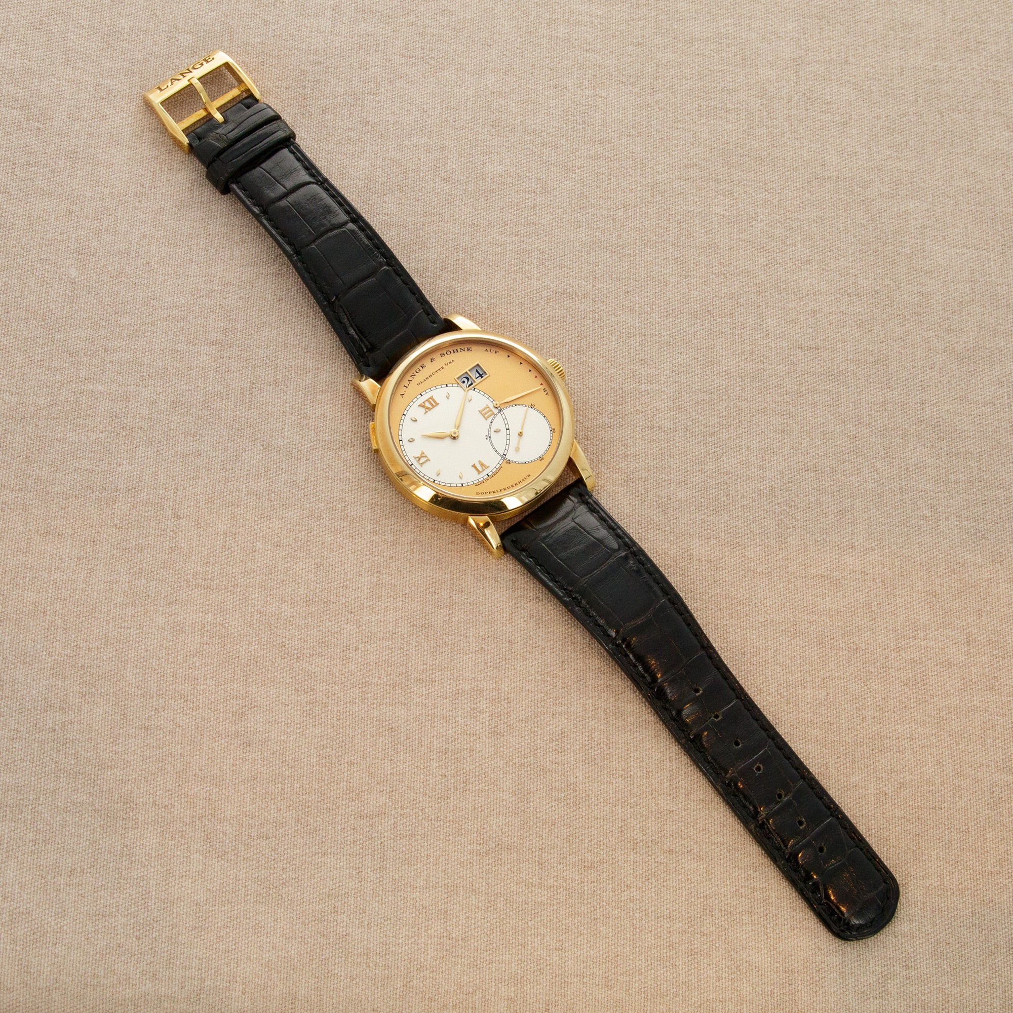 A. Lange &amp; Sohne - A. Lange &amp; Sohne Lange 1 Yellow Gold Watch Ref. 115.021 - The Keystone Watches