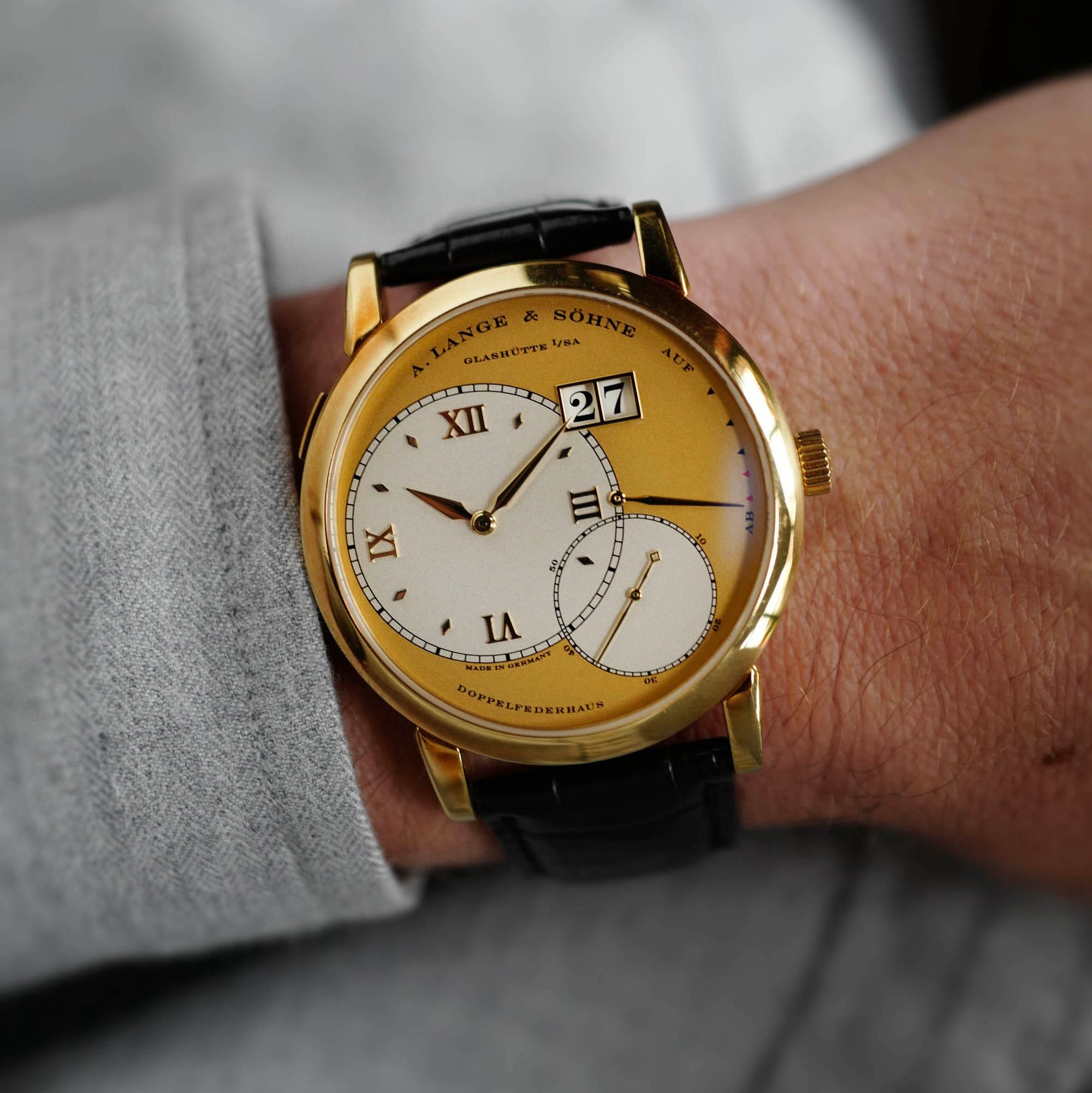 A. Lange &amp; Sohne - A. Lange &amp; Sohne Lange 1 Yellow Gold Watch Ref. 115.021 - The Keystone Watches