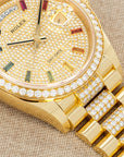Rolex - Rolex Yellow Gold Day-Date Rainbow Watch Ref. 128348 - The Keystone Watches