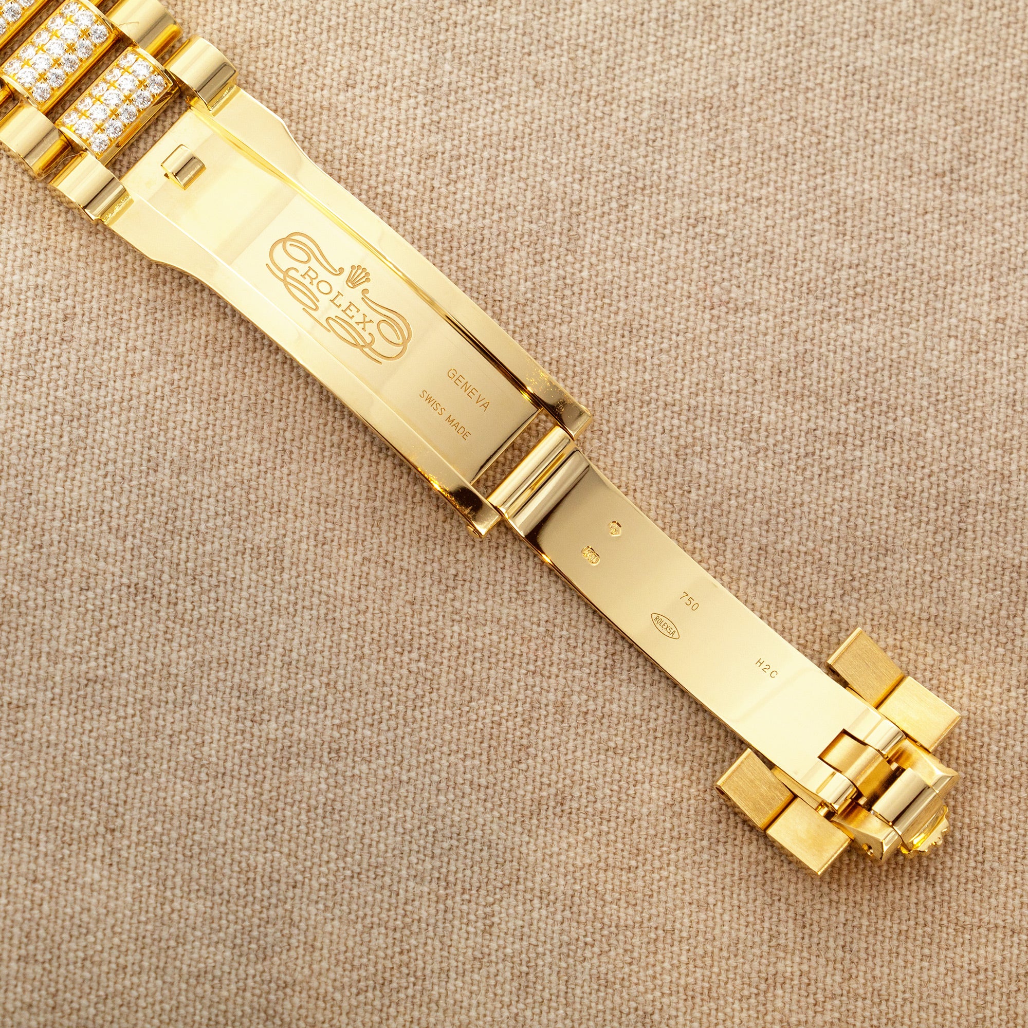 Rolex - Rolex Yellow Gold Day-Date Rainbow Watch Ref. 128348 - The Keystone Watches