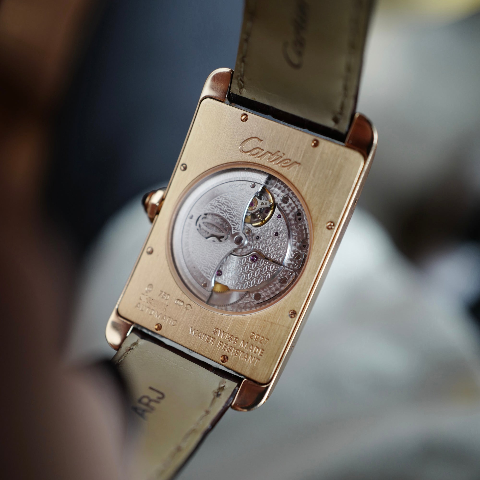 Cartier - Cartier Rose Gold Automatic Tank Americaine Ref. 2927 (NEW ARRIVAL) - The Keystone Watches