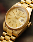 Rolex - Rolex Yellow Gold Day-Date Ref. 18078 in Outstanding Condition with Original Bark Finish - The Keystone Watches
