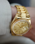 Rolex - Rolex Yellow Gold Day-Date Ref. 18078 in Outstanding Condition with Original Bark Finish - The Keystone Watches
