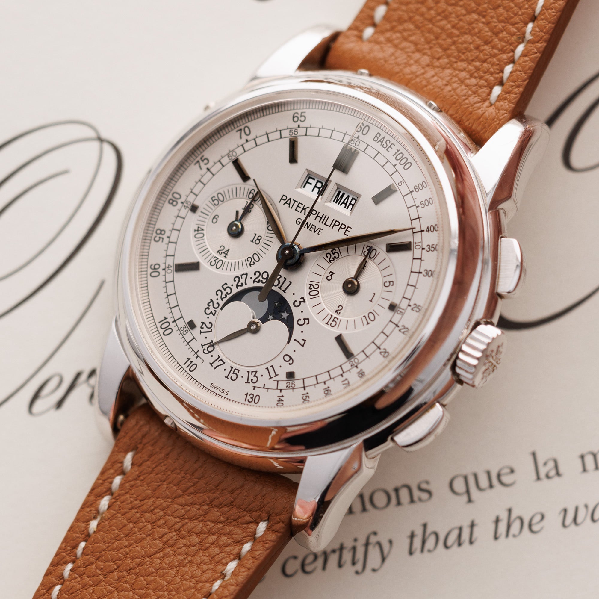 Patek Philippe - Patek Philippe White Gold Perpetual Calendar Watch Ref. 5970 - The Keystone Watches