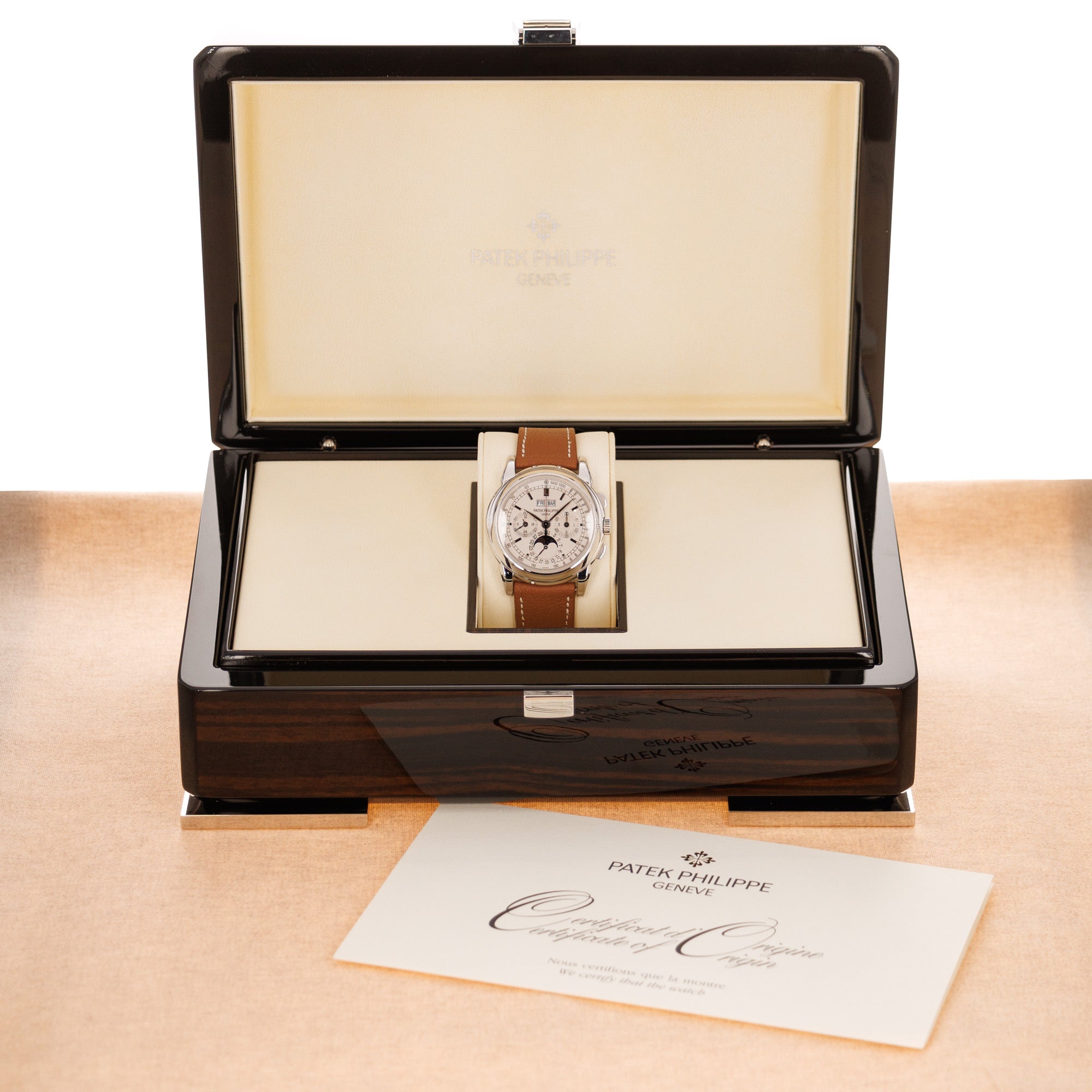Patek Philippe - Patek Philippe White Gold Perpetual Calendar Watch Ref. 5970 - The Keystone Watches