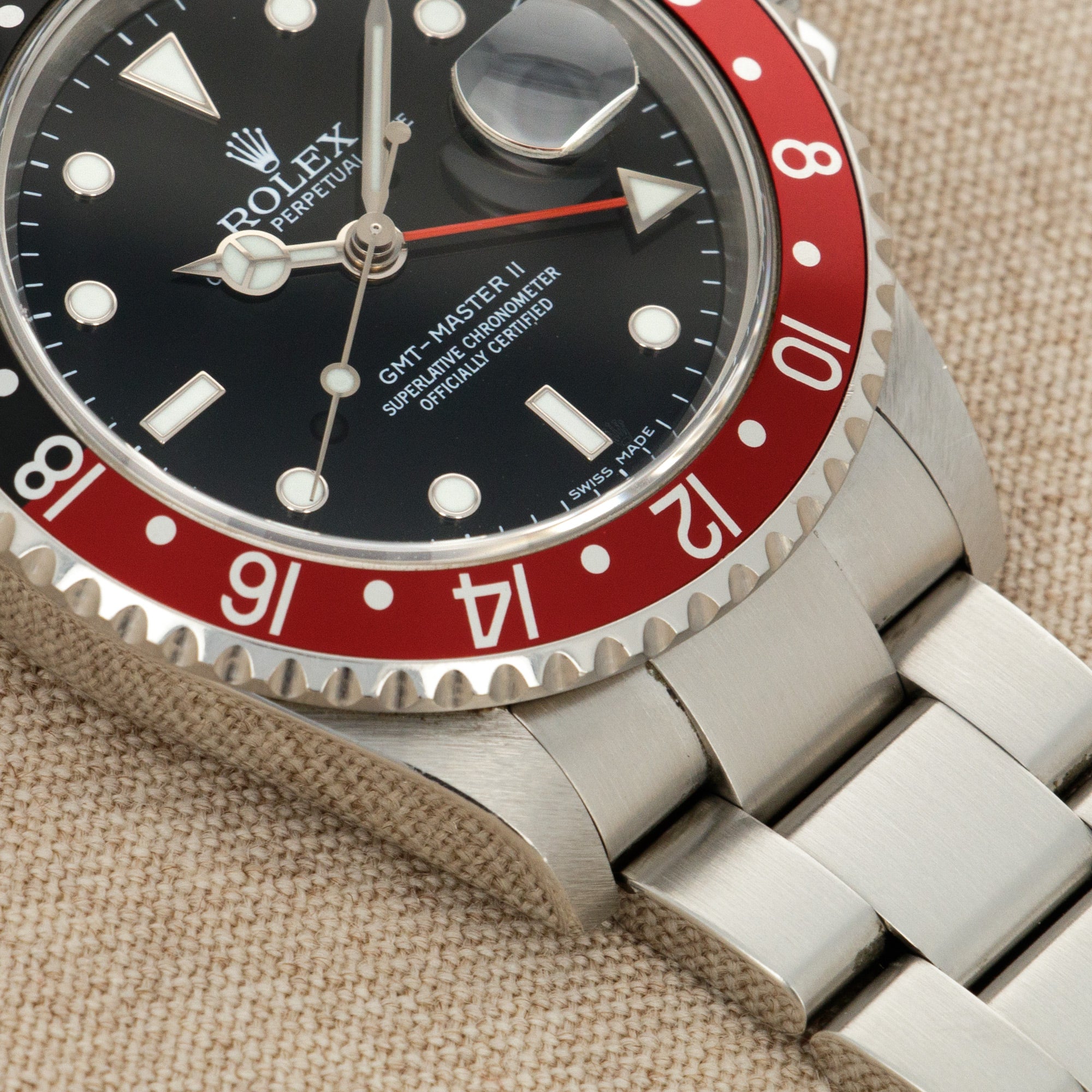 Rolex - Rolex Steel M-Series Coke GMT-Master Ref. 16710 with Error Dial - The Keystone Watches
