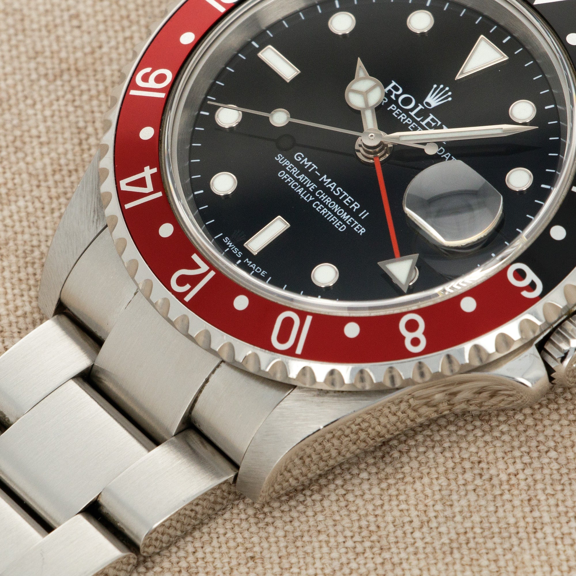 Rolex - Rolex Steel M-Series Coke GMT-Master Ref. 16710 with Error Dial - The Keystone Watches