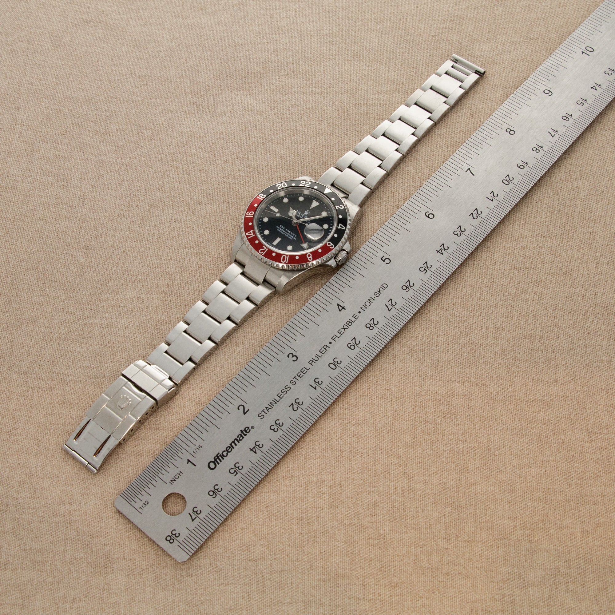 Rolex - Rolex Steel M-Series Coke GMT-Master Ref. 16710 with Error Dial - The Keystone Watches