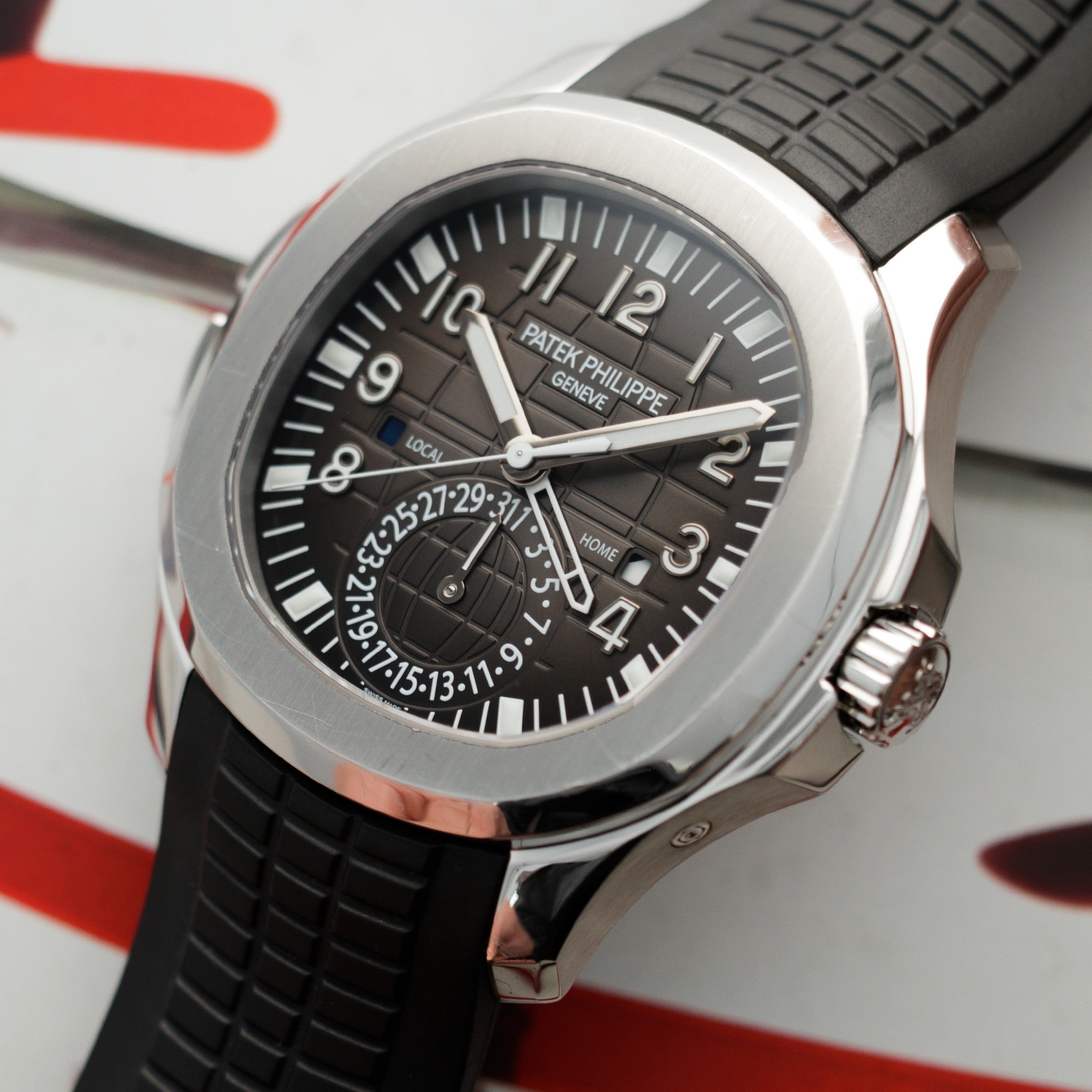Patek Philippe - Patek Philippe Steel Dual Time Aquanaut Ref. 5164 - The Keystone Watches