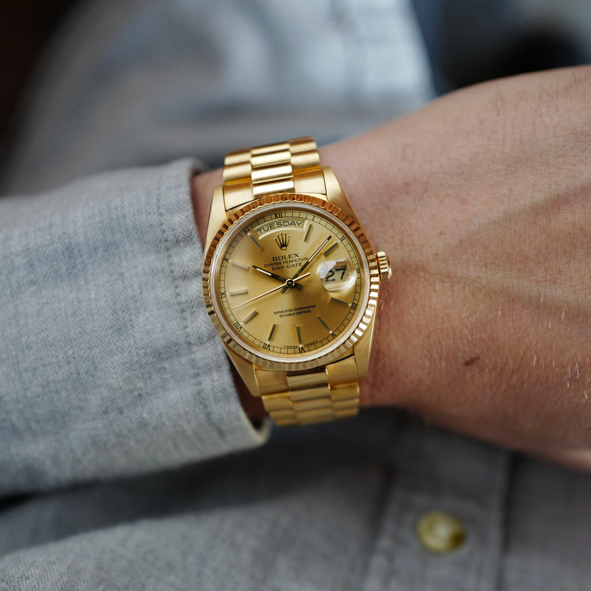 リゴラー　AR3 Rolex Day-Date 18238 18k YG