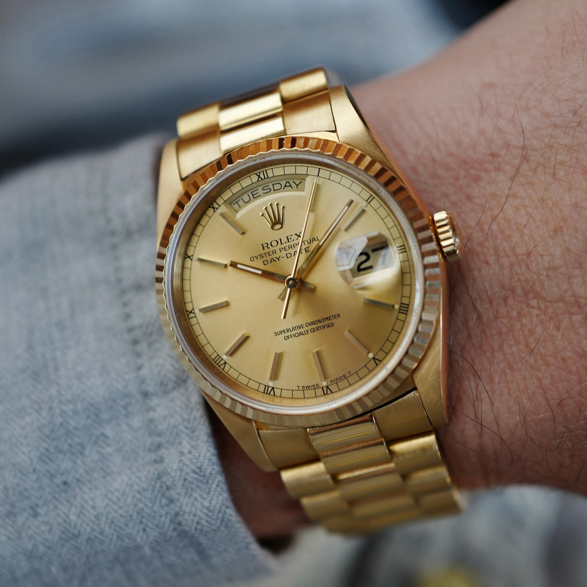 Rolex - Rolex Yellow Gold Day-Date Watch Ref. 18238 (NEW ARRIVAL) - The Keystone Watches