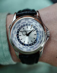 Patek Philippe - Patek Philippe White Gold World Time Watch Ref. 5130 (NEW ARRIVAL) - The Keystone Watches