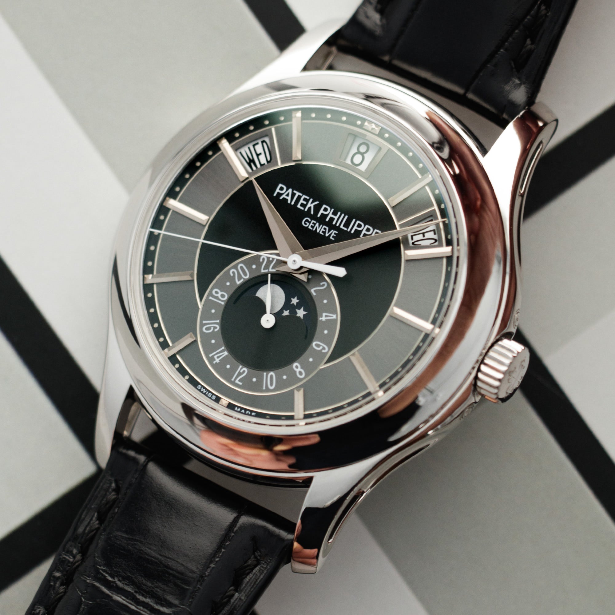 Patek Philippe - Patek Philippe White Gold Annual Calendar Watch Ref. 5205 - The Keystone Watches