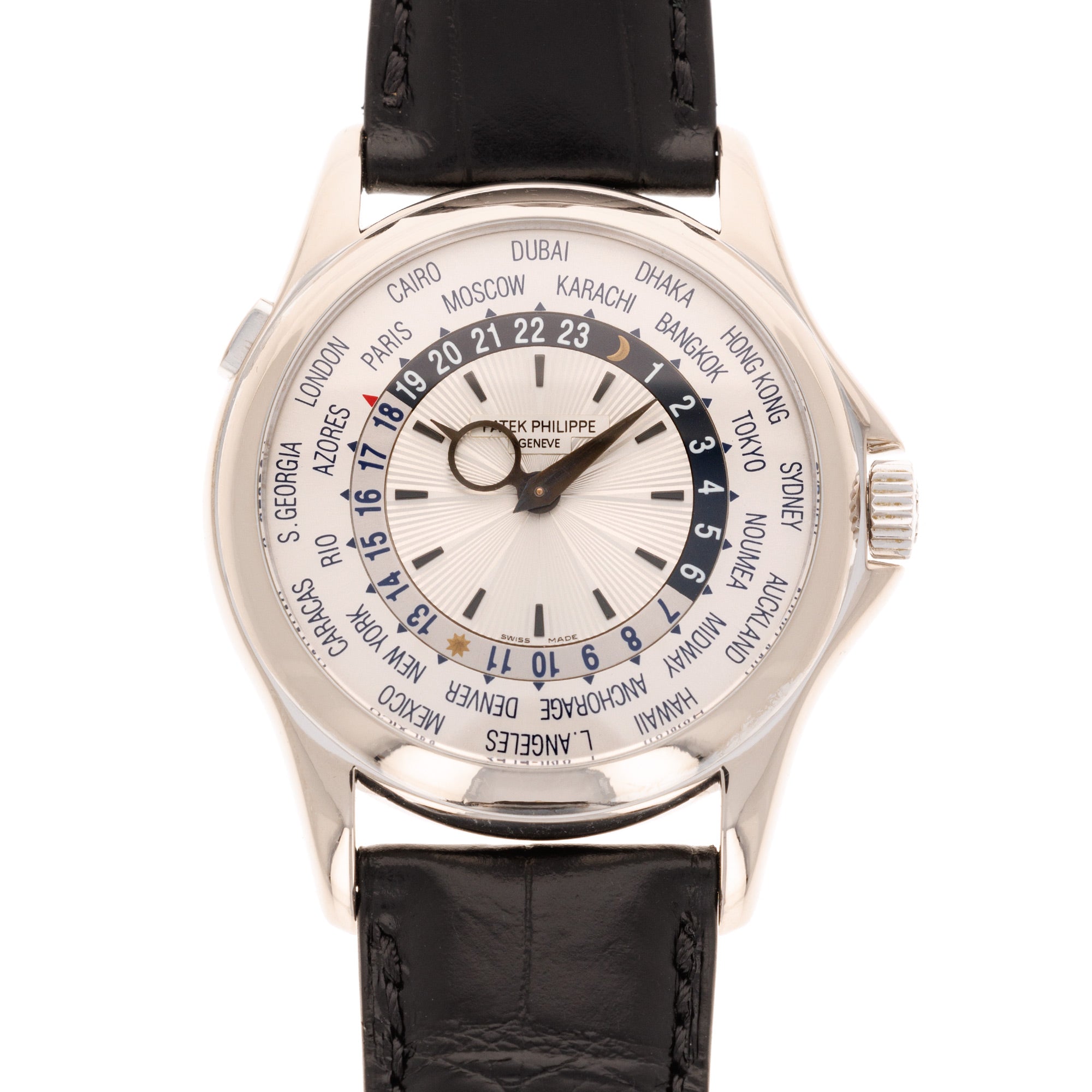 Patek Philippe - Patek Philippe White Gold World Time Watch Ref. 5130 - The Keystone Watches