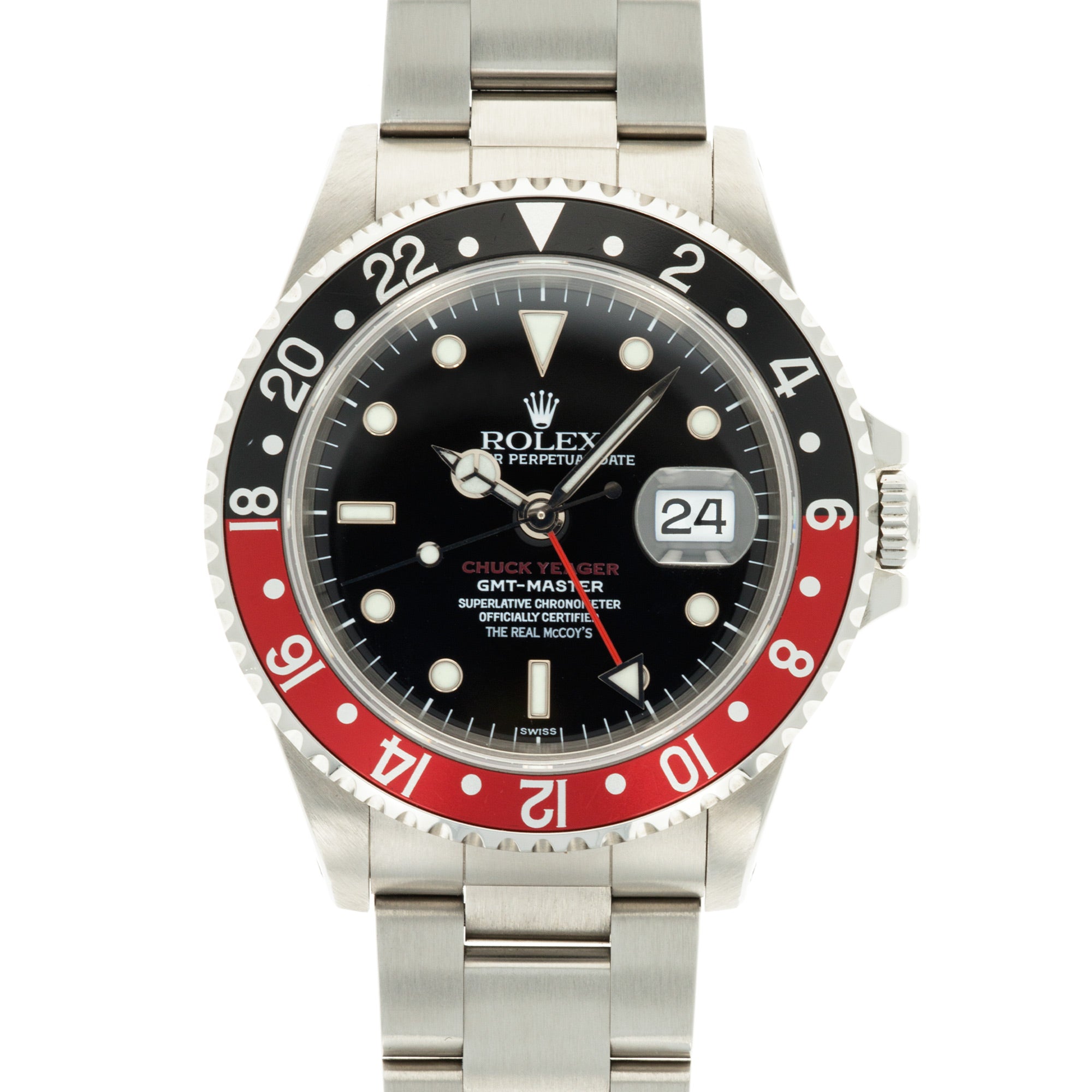 Rolex - Rolex Steel Chuck Yeager GMT-Master Ref. 16710 - The Keystone Watches