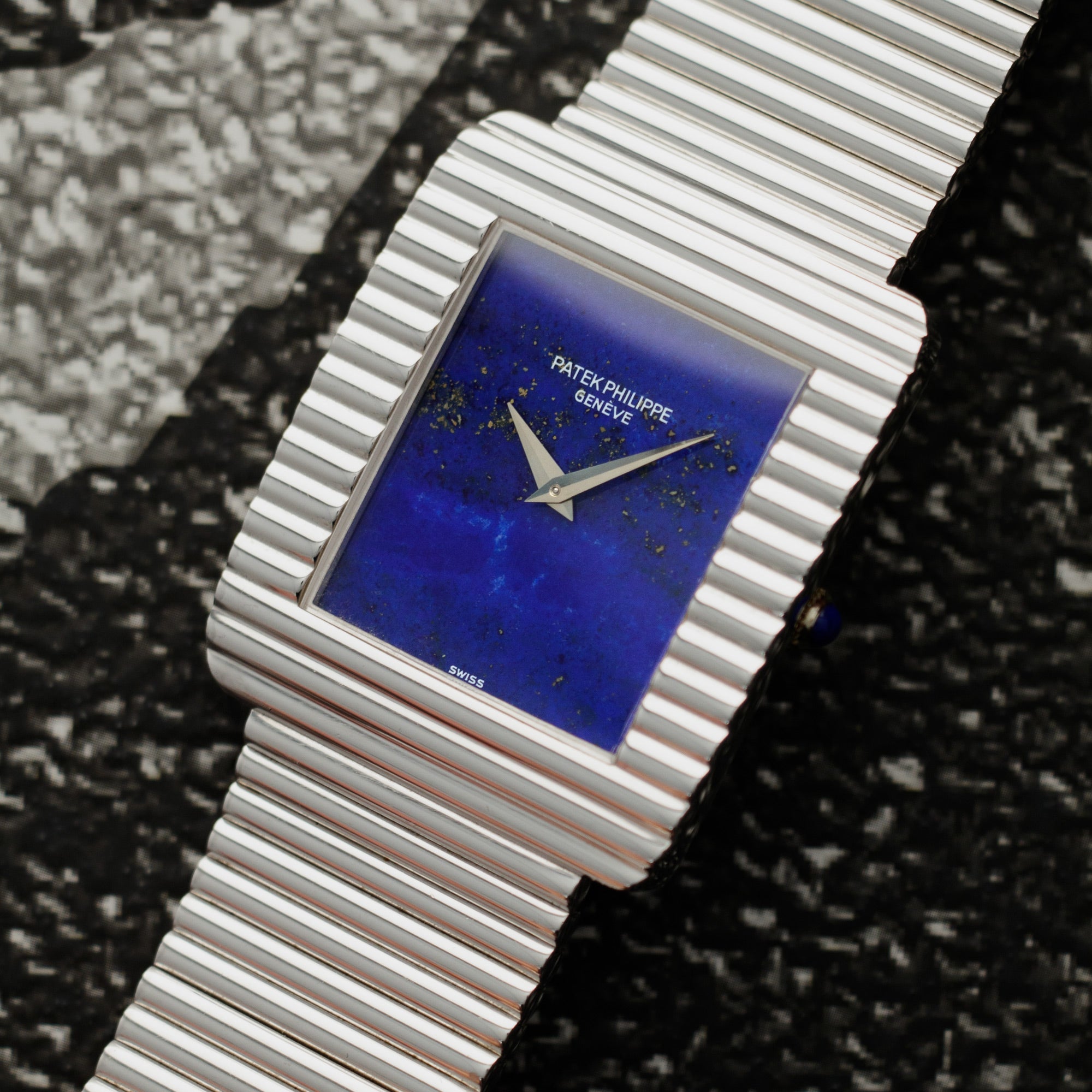 Patek Philippe - Patek Philippe White Gold Lapis Watch Ref. 3733 - The Keystone Watches