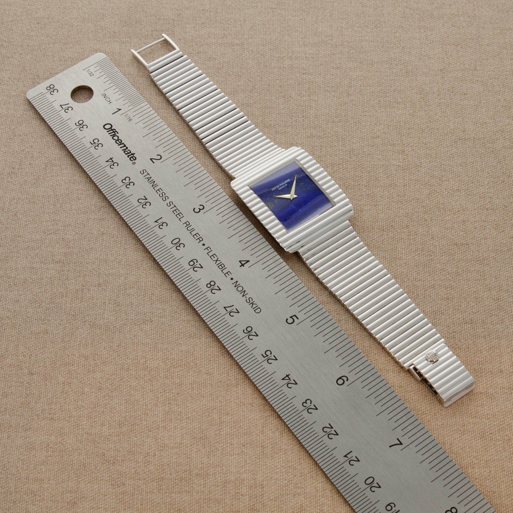 Patek Philippe - Patek Philippe White Gold Lapis Watch Ref. 3733 - The Keystone Watches