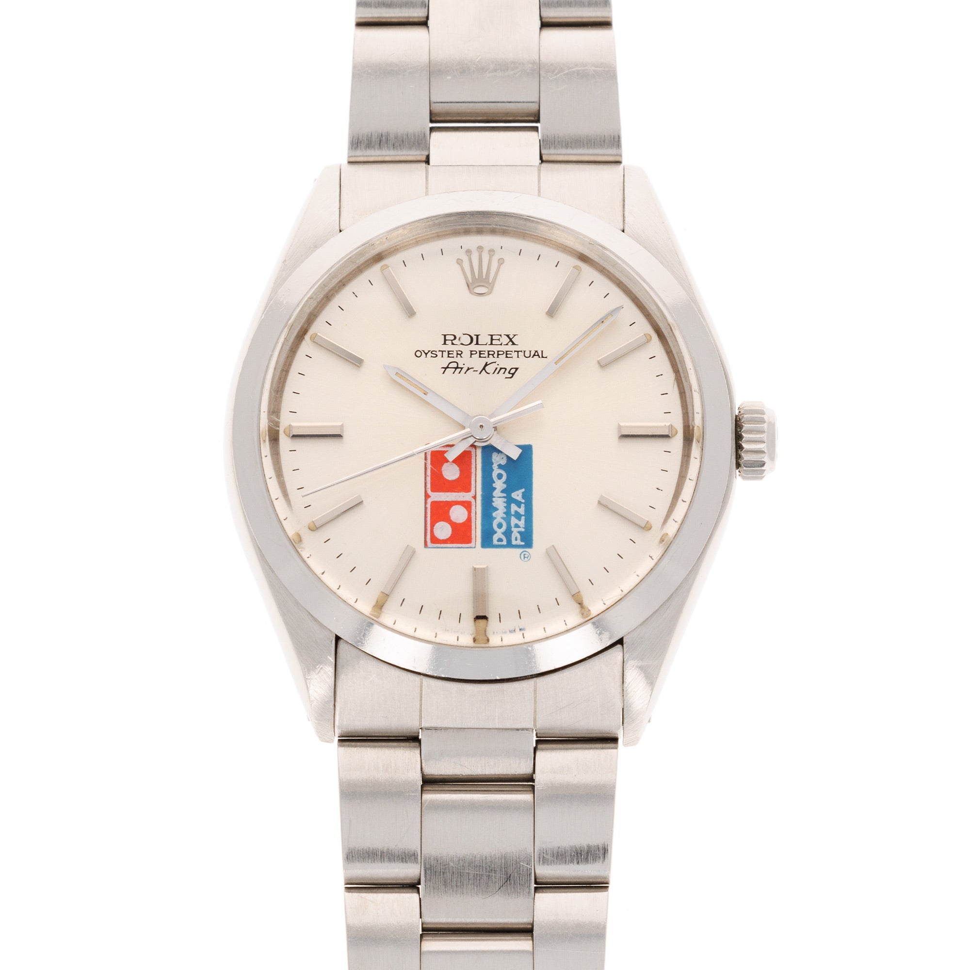 Rolex - Rolex Steel Dominos Air-King Ref. 5500 with Papers - The Keystone Watches
