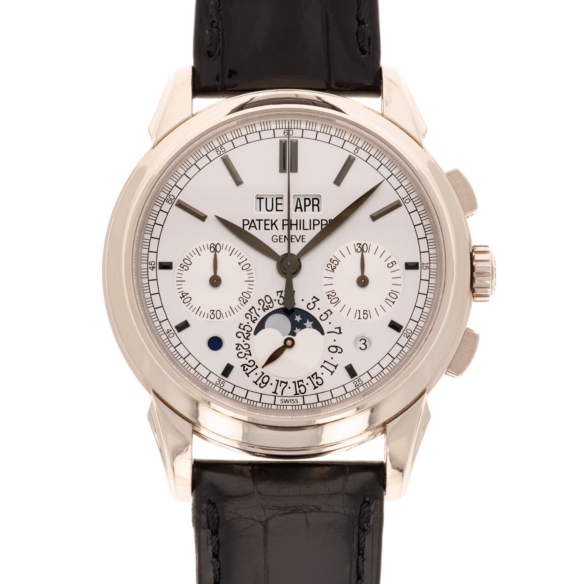 Patek Philippe - Patek Philippe White Gold Perpetual Calendar Watch Ref. 5270 - The Keystone Watches