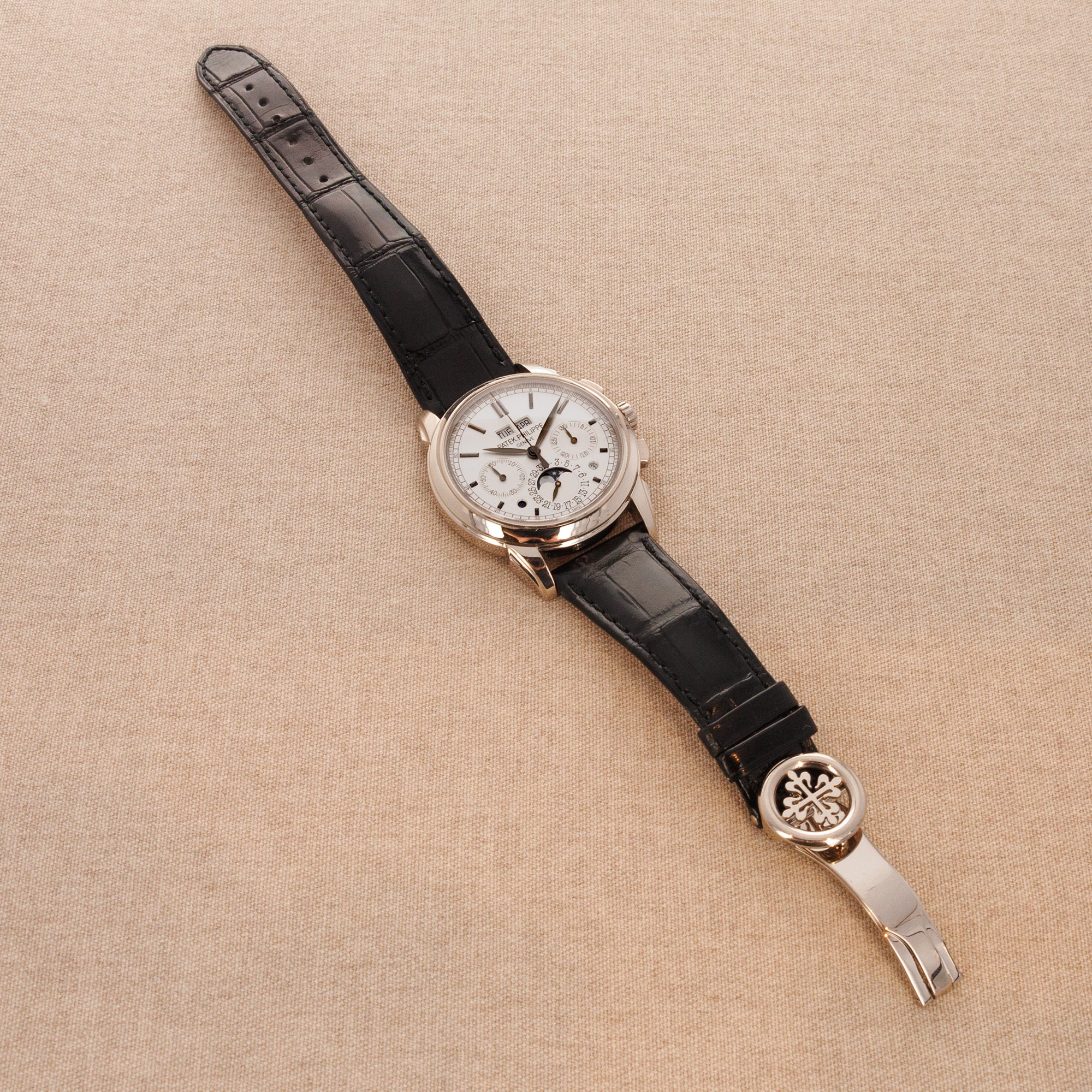 Patek Philippe - Patek Philippe White Gold Perpetual Calendar Watch Ref. 5270 - The Keystone Watches