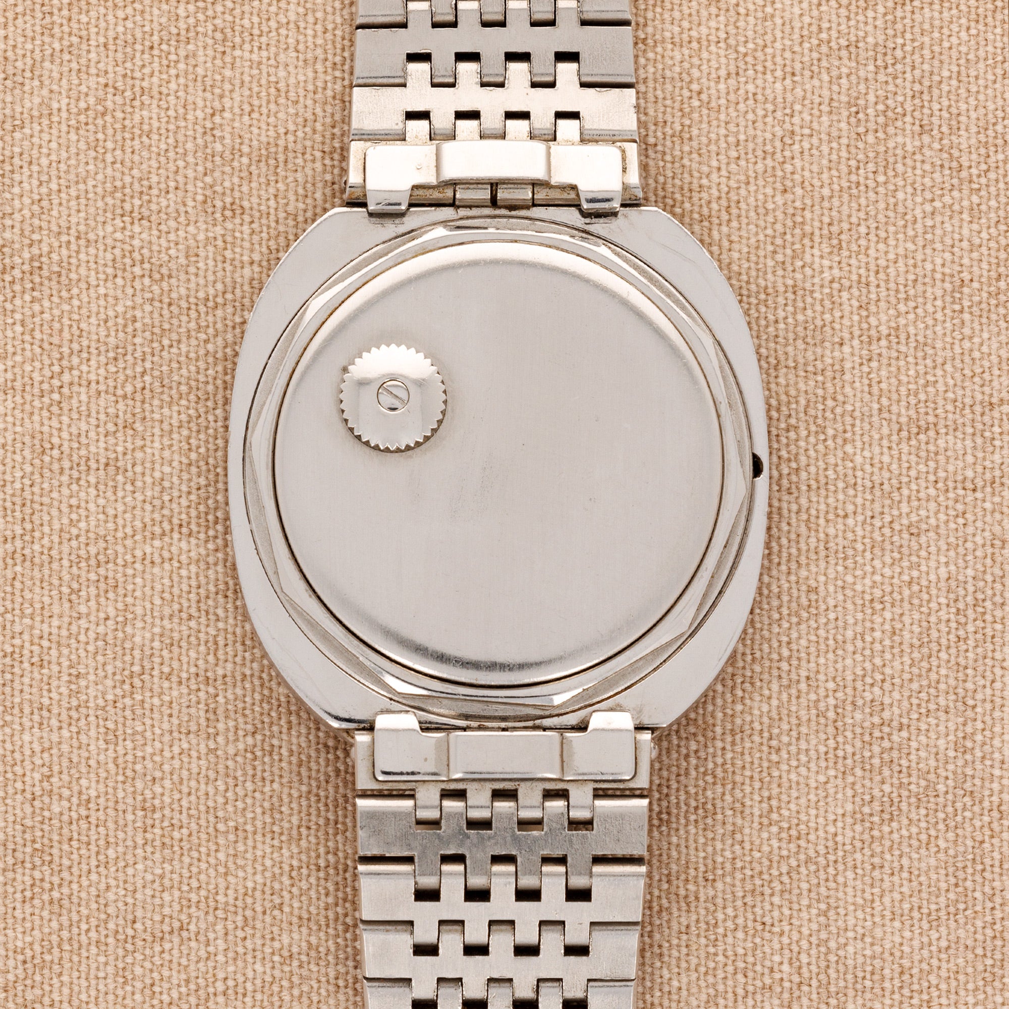 Patek Philippe - Patek Philippe Steel Automatic Backwinbd Watch Ref. 3580 with Bracelet and Papers - The Keystone Watches
