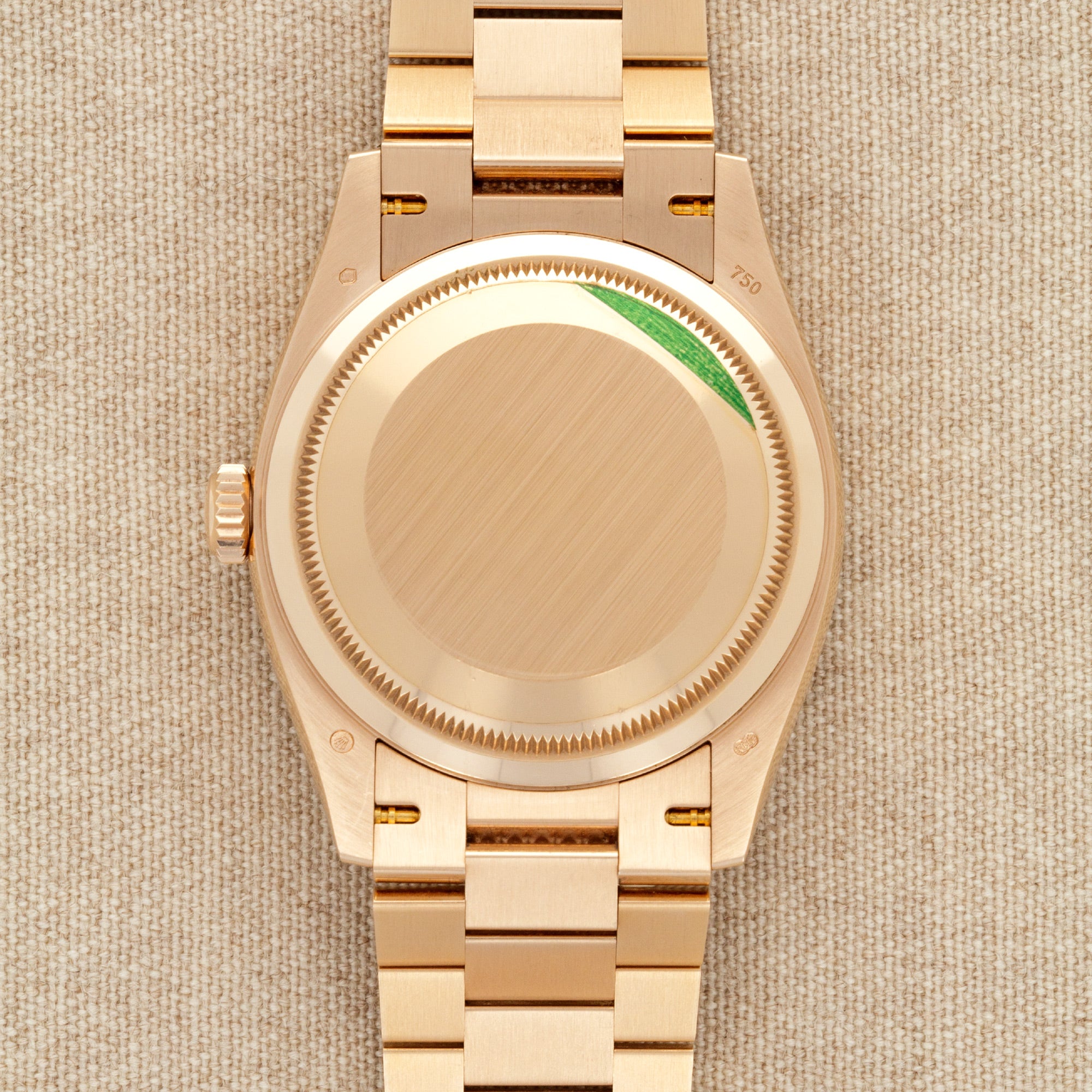 Rolex - Rolex Rose Gold Day-Date Rainbow Diamond Watch Ref. 128345 - The Keystone Watches