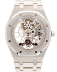 Audemars Piguet - Audemars Piguet Steel Royal Oak Skeleton Tourbillon Watch Ref. 26518 - The Keystone Watches